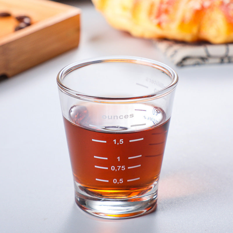 Italian Style Glass Coffee Cup Borosilicate Glass Measuring Cup