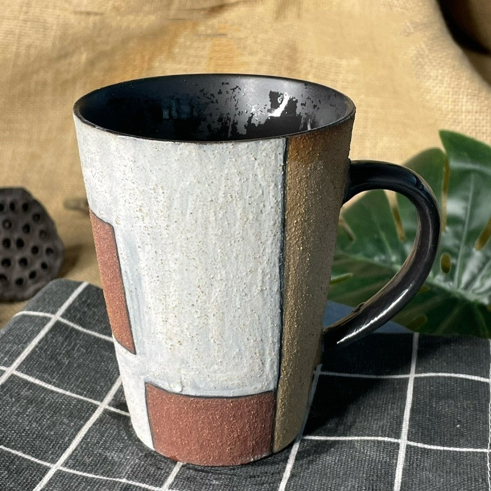 Coffee Mug Straight Cup Nostalgic Retro Japanese Style Handmade