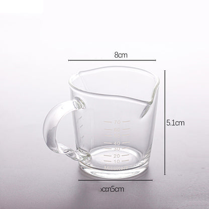 American Espresso Cup Ounce Cup Glass Ounce Cup Graduated Extraction Cup