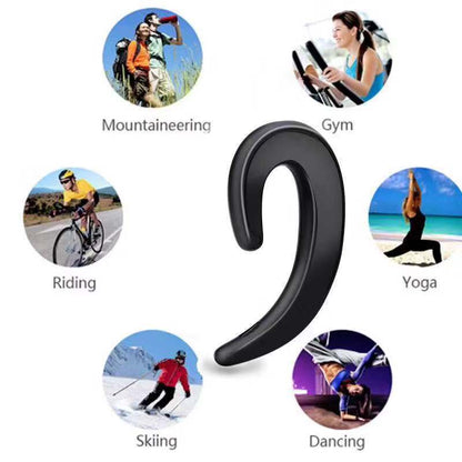 Bluetooth Painless Exercise With Wireless Earphones With Ear-hook Earphones