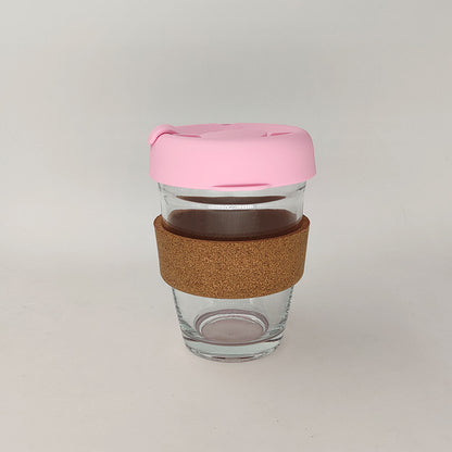 High Boron Glass Coffee Cup Silicone Coffee Cup American Coffee Cup