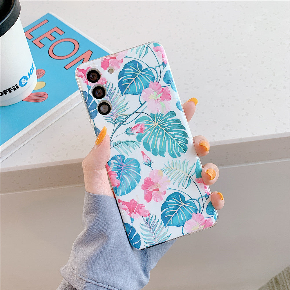 Flowers Laser Phone Case Protective Case