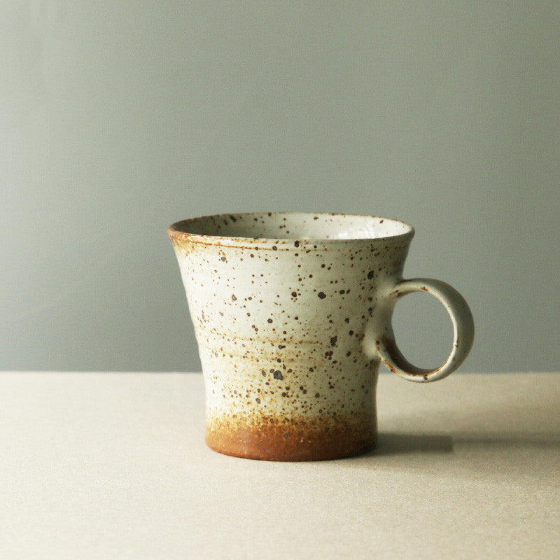 Handmade Mug Pottery Hand-punched Coffee Cup Big Tea Cup