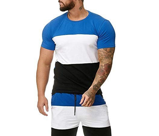 Outdoor Sports and Leisure Color Matching T Sleeve Men