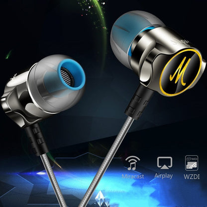 Zinc alloy earphones