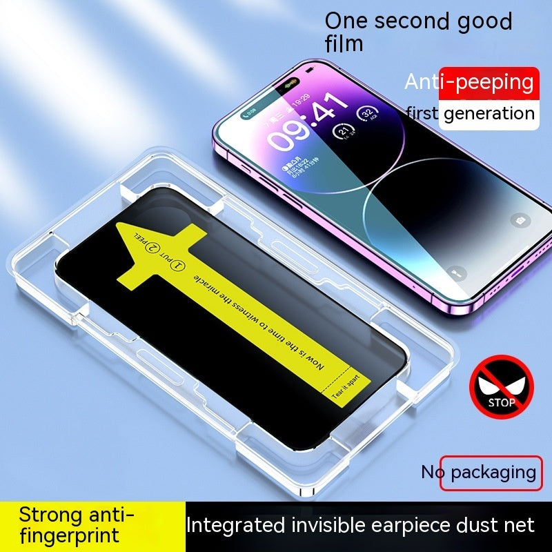 Tempered Film Sticker Box Xs HD Anti-peep Tempered Glass Film Speed Sticker Box