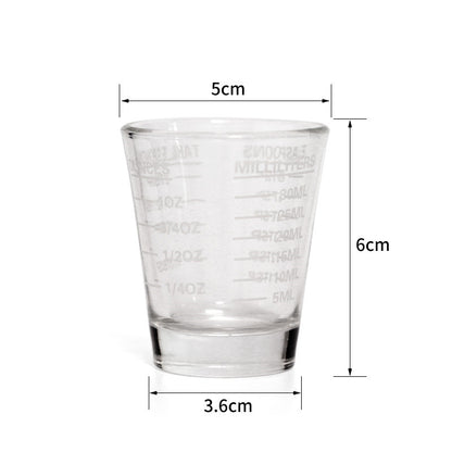 American Espresso Cup Ounce Cup Glass Ounce Cup Graduated Extraction Cup