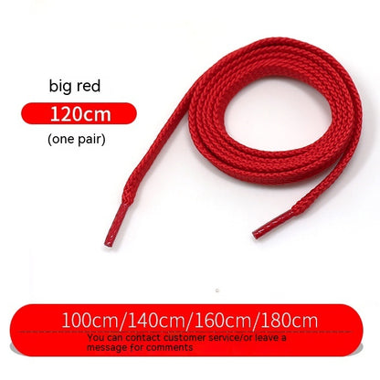 Athletic Shoelaces Flat Thickened Shoes Rope