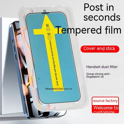 Tempered Film Sticker Box Xs HD Anti-peep Tempered Glass Film Speed Sticker Box