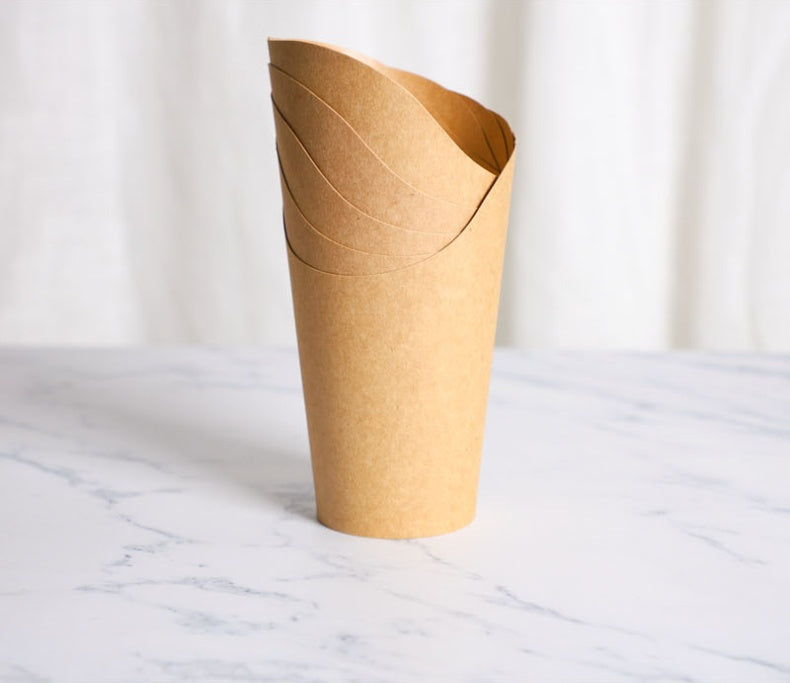 Disposable Paper Cup For Potato Chips