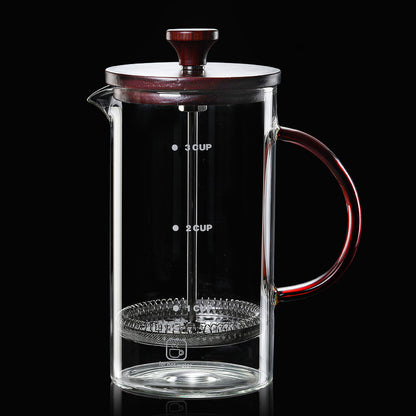 High Borosilicate Glass Method Press Pot Glass Coffee Filter