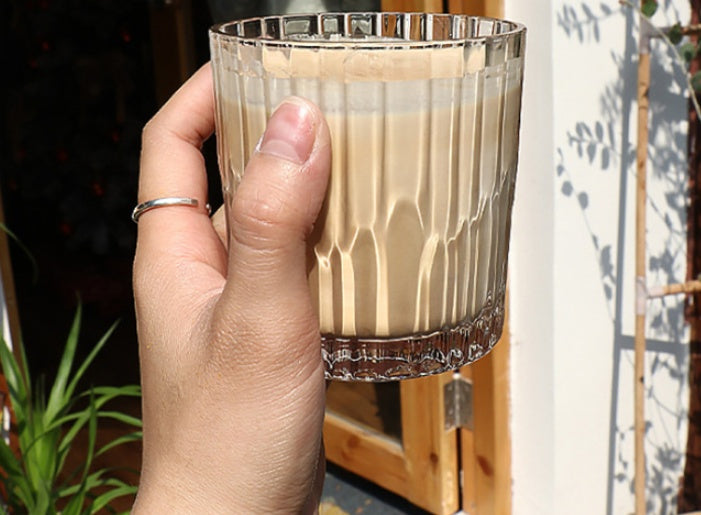 Vintage Glass American Iced Coffee Cup