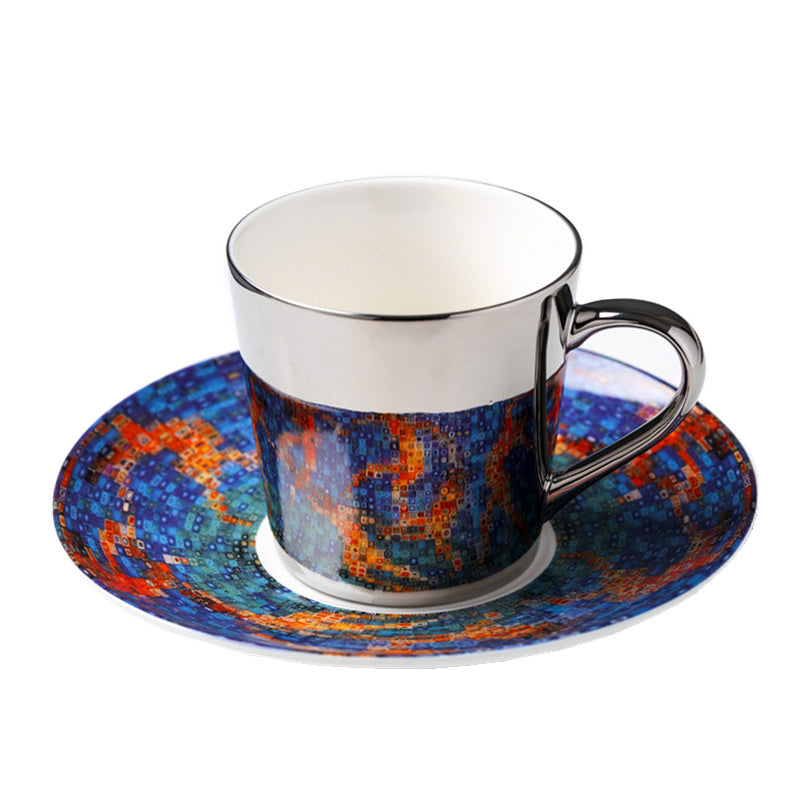 Retro Mug Reflection Ceramic Mirror Water Cup Afternoon Tea