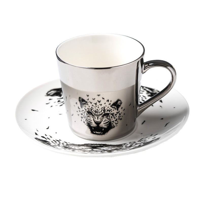 Retro Mug Reflection Ceramic Mirror Water Cup Afternoon Tea