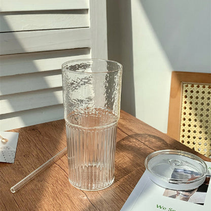 Household Straw Glass Coffee Mug