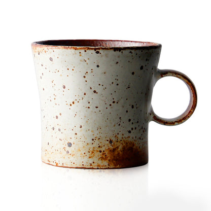 Handmade Mug Pottery Hand-punched Coffee Cup Big Tea Cup