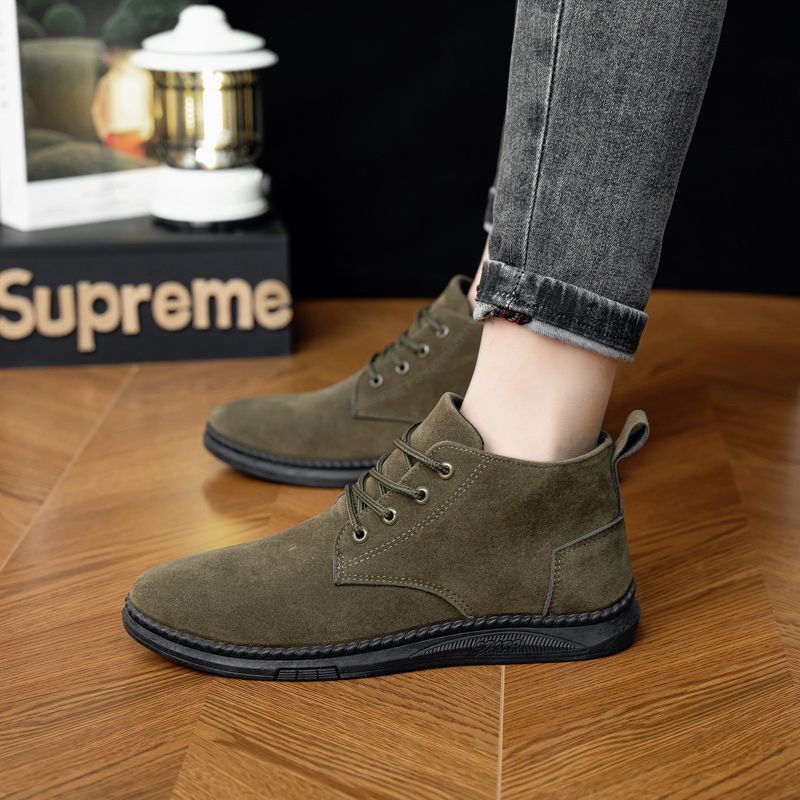 British Style Outdoor Student Casual High-top All-matching Trendy Men's Martin Boots