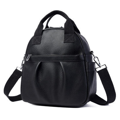 Versatile Backpack Bags Women's PU Waterproof Rucksack