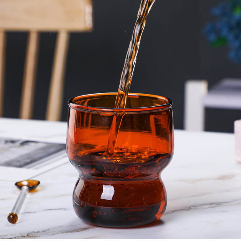 Creative Glass Coffee Milk Teacup