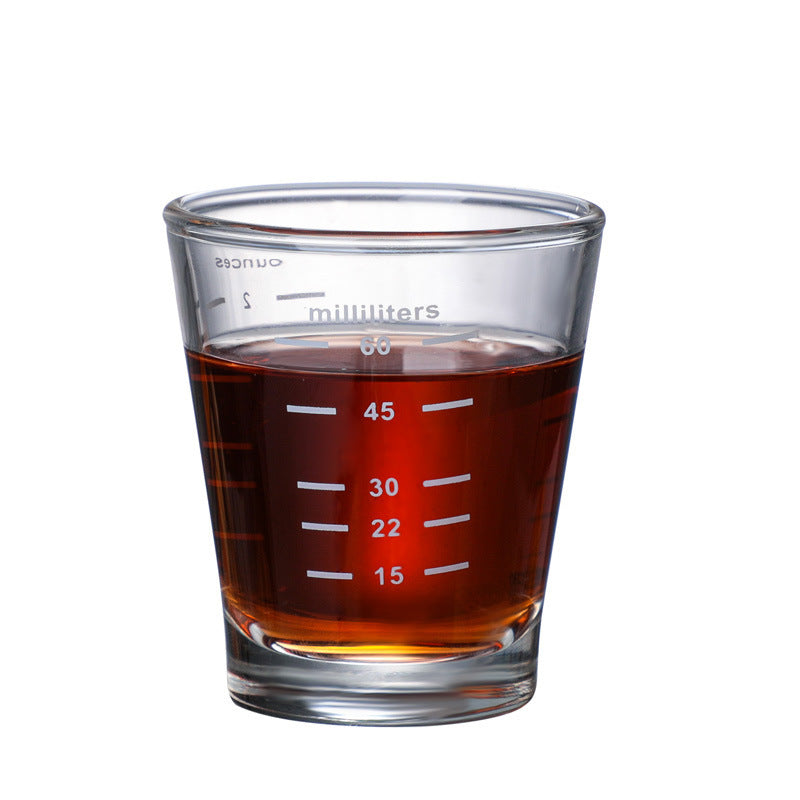 Italian Style Glass Coffee Cup Borosilicate Glass Measuring Cup