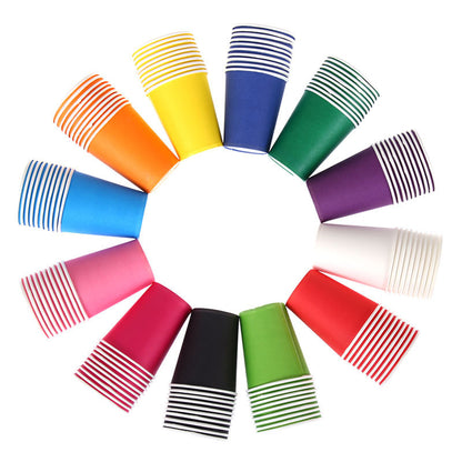 Disposable Paper Cups Thickened Colored Paper Cups