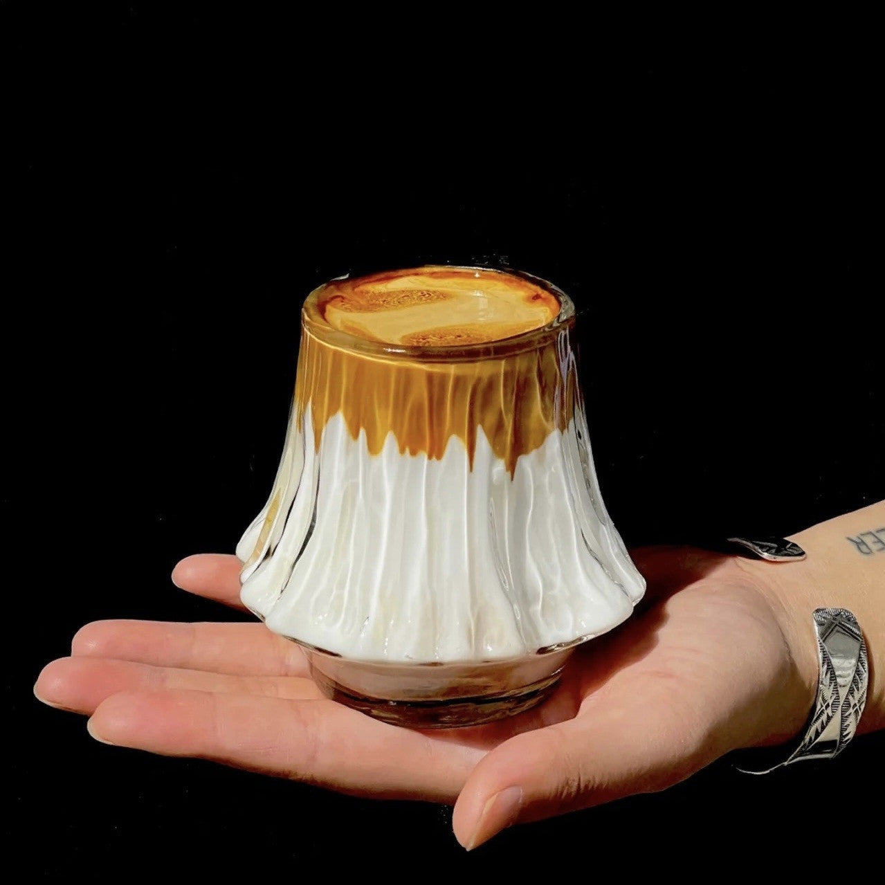 Flame Mount Coffee Cup Glass