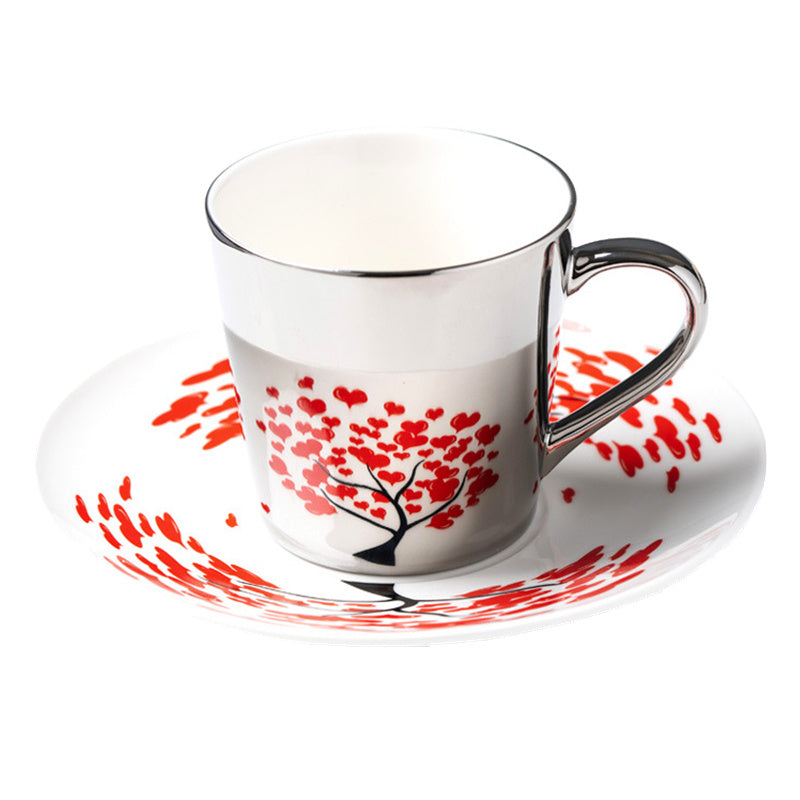 Retro Mug Reflection Ceramic Mirror Water Cup Afternoon Tea