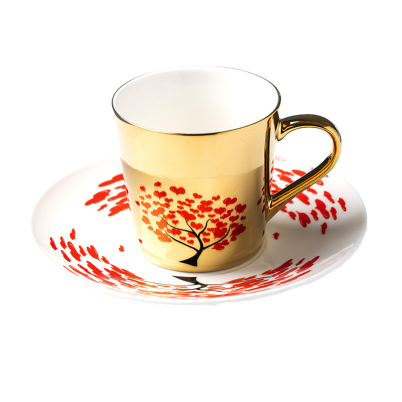 Retro Mug Reflection Ceramic Mirror Water Cup Afternoon Tea