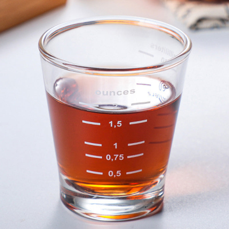 Italian Style Glass Coffee Cup Borosilicate Glass Measuring Cup