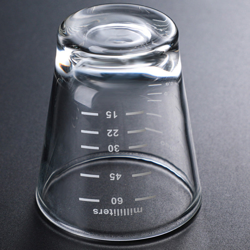 Italian Style Glass Coffee Cup Borosilicate Glass Measuring Cup